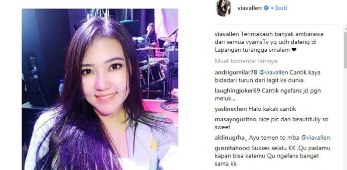 Unggah Foto, Via Vallen Dijodoh-jodohkan dengan Nicholas Saputra