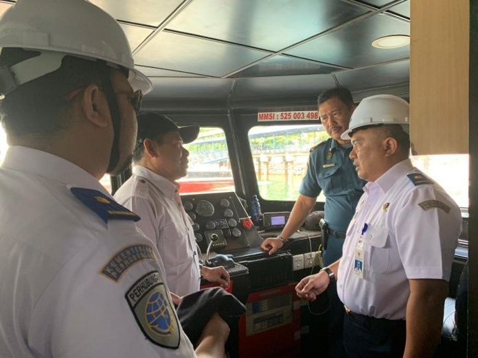 Kapal Penumpang Angkutan Lebaran 2019 di Batam Lakukan Uji Petik Kelaiklautan