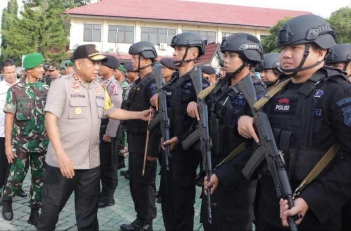 1.219 Personil Polda Kalsel Bergeser Amankan TPS