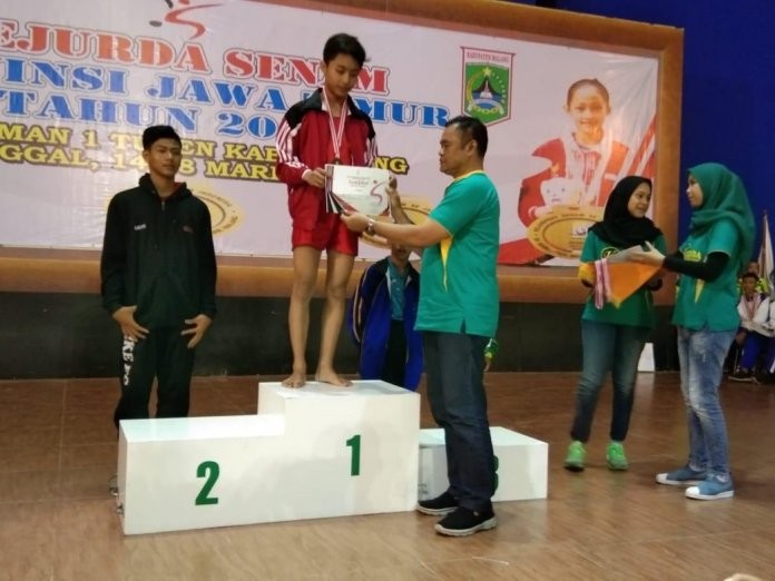 Rutin Latihan dan Menjaga Kebugaran, Rahequl Raih Juara 1 Kejurda Artistik Jatim