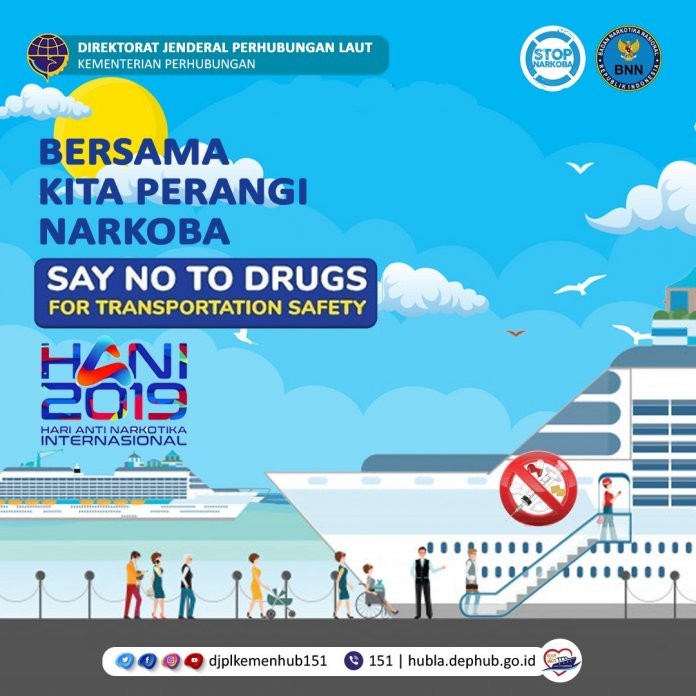 Kemenhub Ajak Masyarakat Jauhi Narkoba Demi Keselamatan Bertransportasi