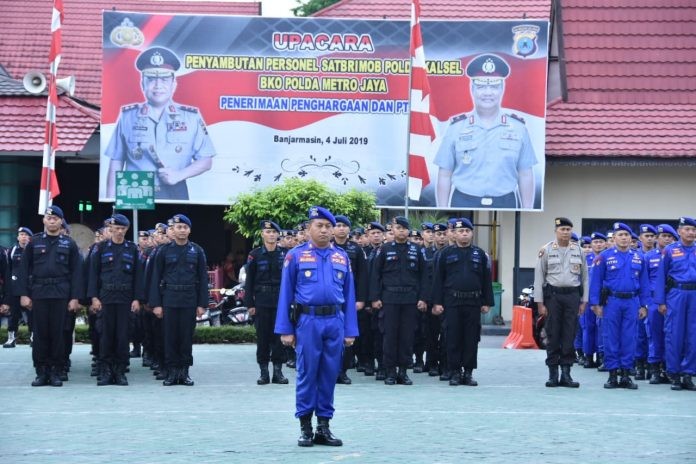 200 Personel Polda Kalsel BKO Polda Metro Jaya Kembali ke Markas
