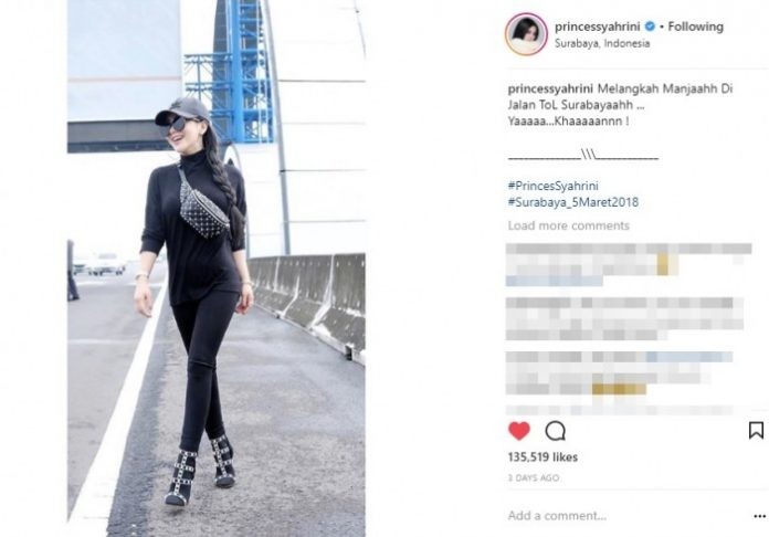 Syahrini Terancam Penjara 18 Bulan