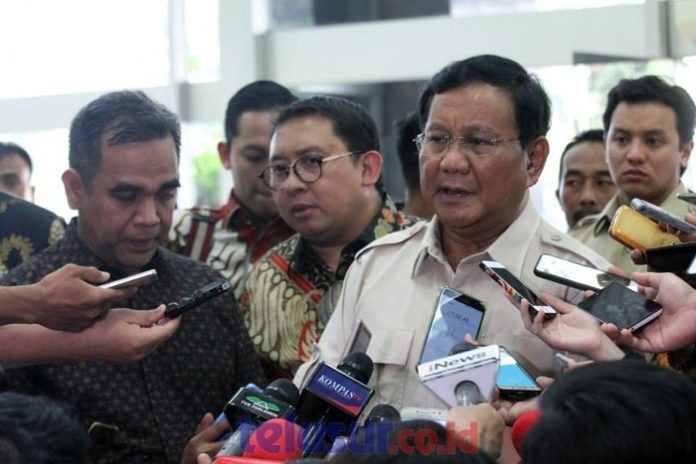 Prabowo Sebut Ekonomi Lemah Karena Rupiah Anjlok