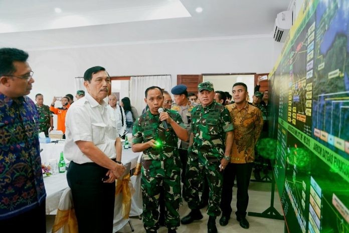 Menko Luhut Tinjau Simulasi Pengamanan Pertemuan IMF-Bank Dunia