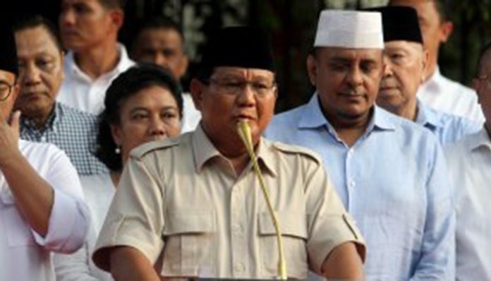 Prabowo Sampaikan Duka Kepada Aa Gym