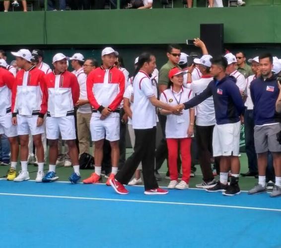 Lapangan Tenis Menjadi Venue Ketujuh yang Diresmikan Presiden Jokowi