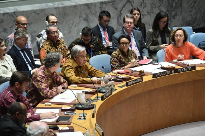 Sidang DK PBB Yang Dipimpin Indonesia Diwarnai Beragam Motif Batik