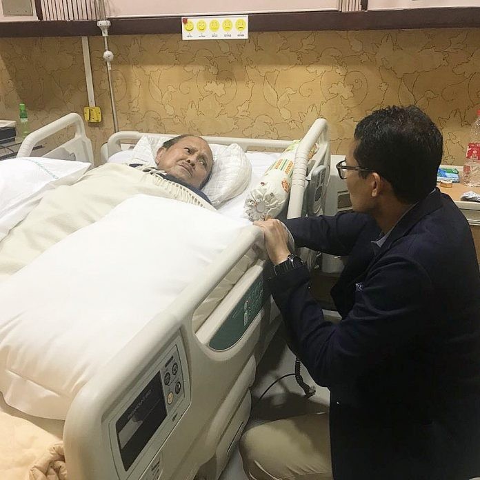 Jenguk Habibie, Sandiaga Dapat Pesan Terus Berjuang