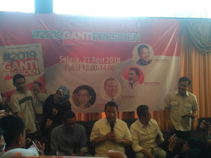 Mardani: Buku #2019GantiPresiden  Untuk Bangkitkan Semangat Generasi Pelopor Perubahan