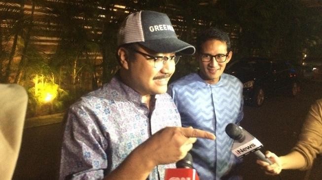 Temui Gus Ipul, Sandiaga Bantah Bahas Politik