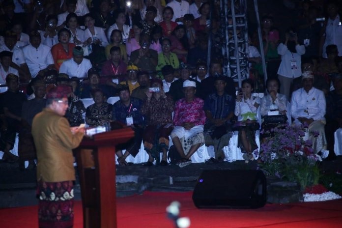 Hadiri Dharma Santi, JK Ingatkan Kerukunan dan Kedamaian NKRI