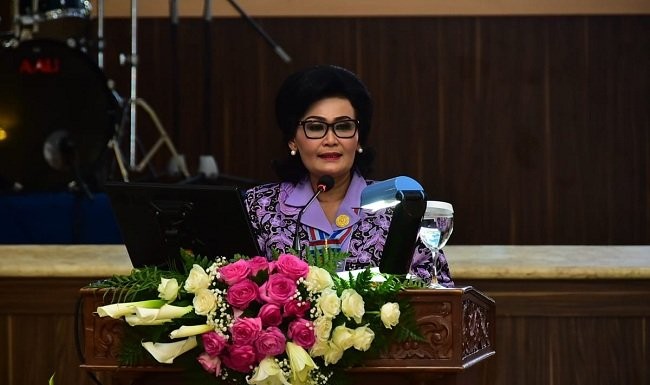 Pesan Istri Panglima Ke Taruna, Patuhi Dan Ikuti Arahan Instruktur