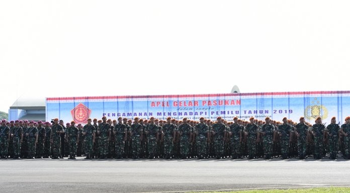Ratusan Ribu Prajurit TNI-Polri Apel Pengamanan Pemilu 2019