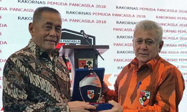 Rakornas Pemuda Pancasila, Japto: Stop Jelekkan Pemerintah