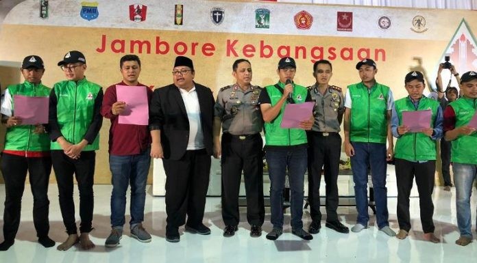 Jambore Pemuda Jatim, Deklarasikan Pemilu Damai dan Anti Korupsi