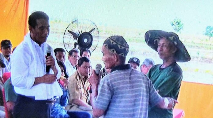 Dihadapan Mentan, Warga Gambut, Kab. Banjar Keluhkan Penggarapan Lahan Kelapa Sawit