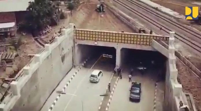 Uji Coba Underpass Karangsawah Guna Atasi Kemacetan Lintasan Kereta Api