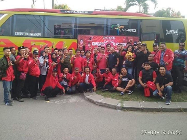 Hadiri Kongres V di Bali, PDIP Kabupaten Bekasi Bawa 60 Pengurus
