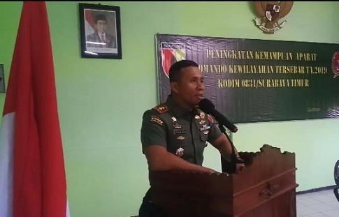 Dandim La Ode Minta Prajurit Tingkatkan Kemampuan