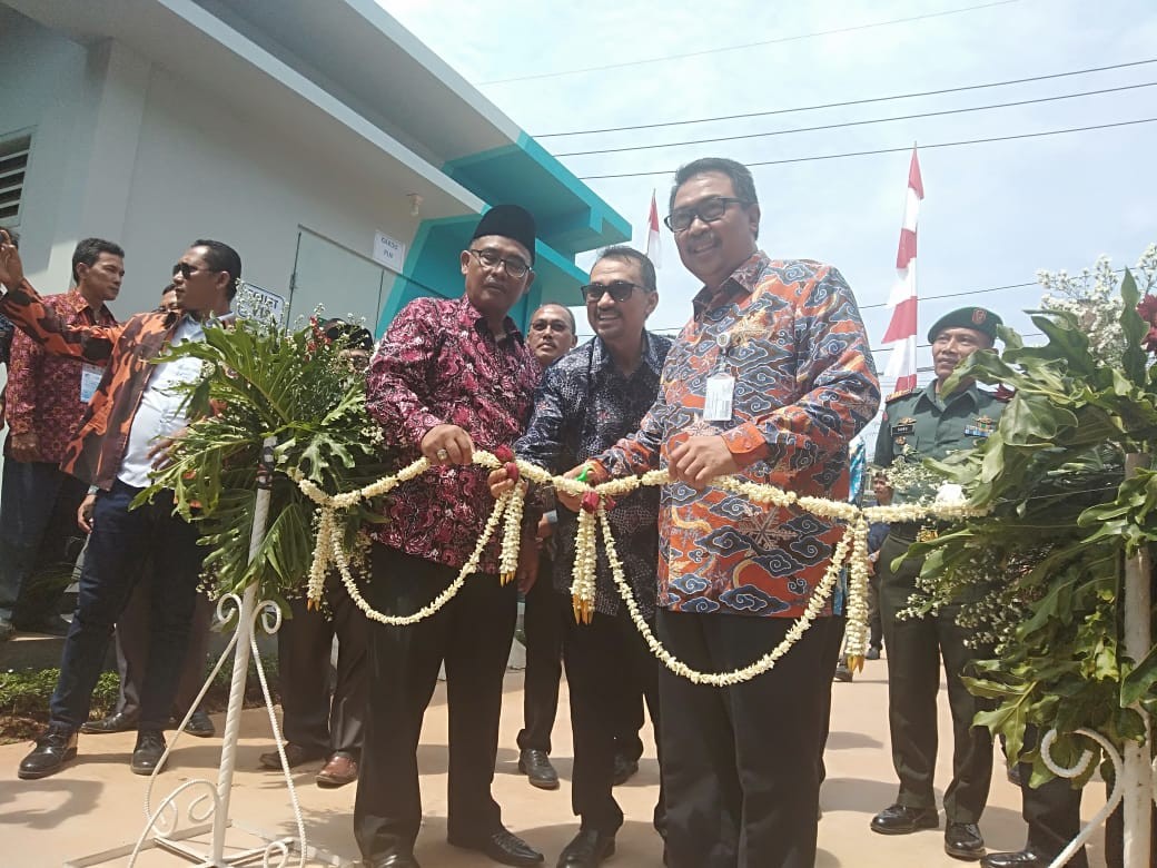 Booster Kapasitas 2000 m3 Diresmikan, Dirut PDAM TB Ajak Masyarakat Menyambung