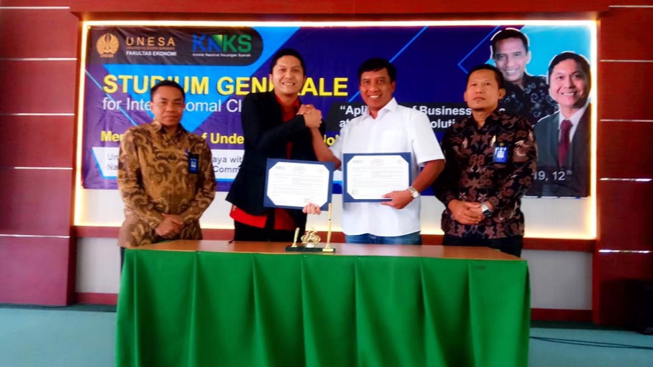 Unesa Kerjasama dengan Komite Nasional Keuangan Syariah, Apa Tujuannya?