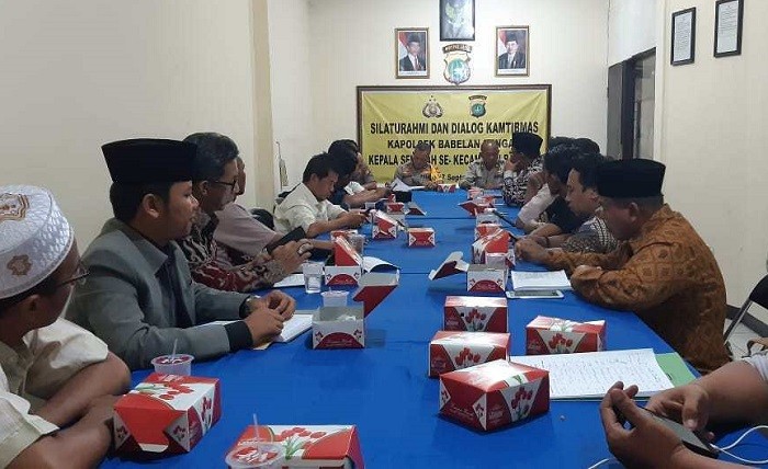 Antisipasi Demo, Mapolsek Undang Kepala SMA-SMK Se-Kecamatan Babelan