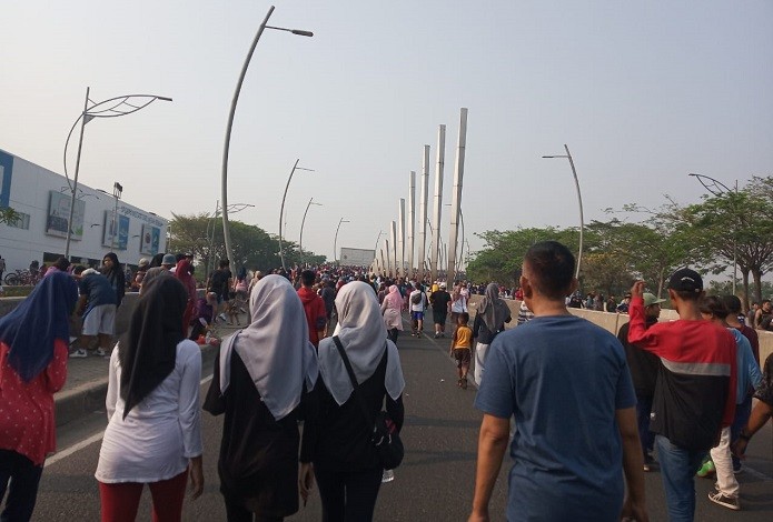 Selain Berolahraga, Masyarakat Bisa Berburu Kuliner di Car Free Day Kota Bekasi