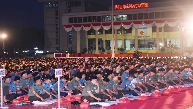 HUT ke-74 TNI, Mabes TNI Gelar Doa Bersama