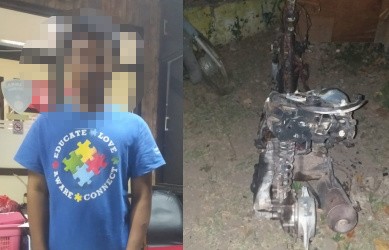 Jambret Handphone di Jagawana, Motor Begal Dibakar Massa