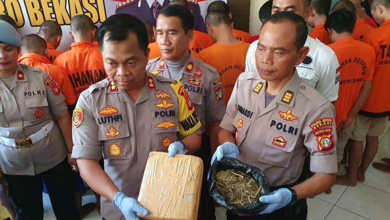35 Pemakai-Pengedar Ditangkap, Polisi Selamatkan Sekitar Rp 665 Juta