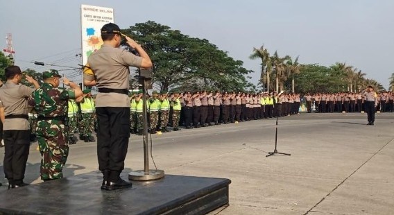 Jelang Pelantikan Presiden, Kawasan Industri di Cikarang Dijaga Ketat TNI-Polri