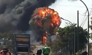 Pipa Pertamina Terbakar Akibat Proyek Kereta Cepat