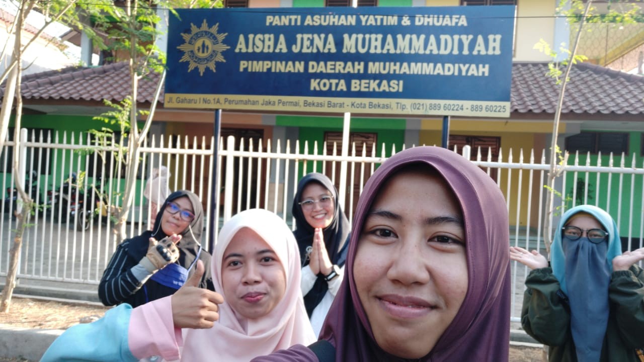 NA Muhammadiyah Kota Bekasi Kunjungi Panti Asuhan Aisha Jena Jakapermai