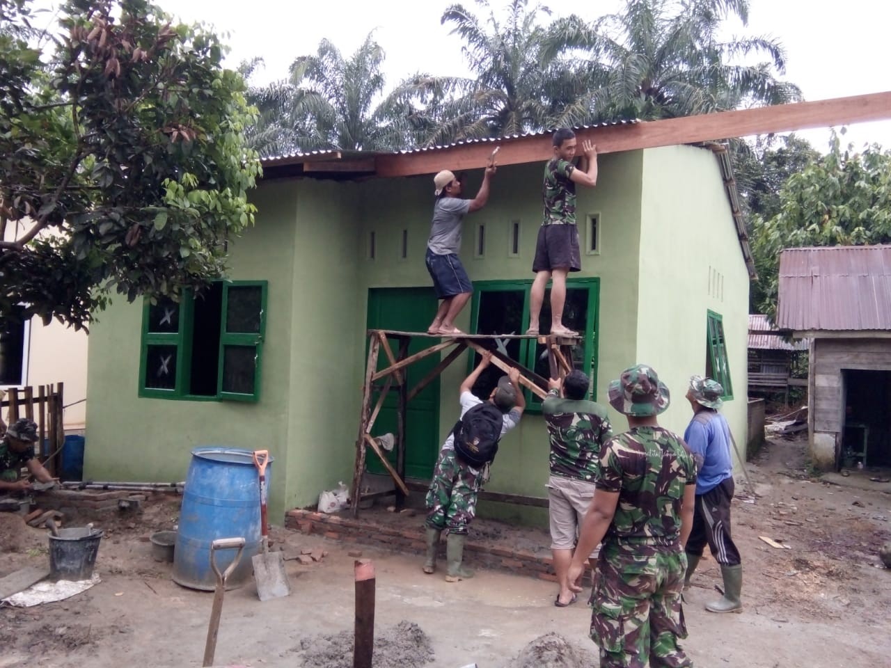 Satgas TMMD Hadirkan Rumah Idaman Buat Sarwanto 