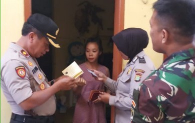 Operasi Yustisi, Tim Gabungan Razia Kontrakan di Cikut