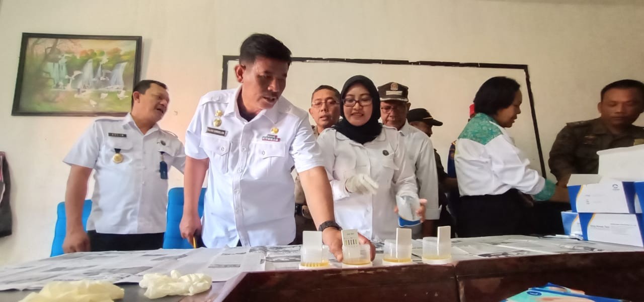 214 Personil Satpol PP Sergai Tes Urine, Hasilnya Negatif 