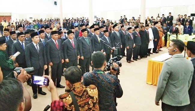 45 Anggota DPRD Sergai Periode 2019-2024 Resmi Dilantik