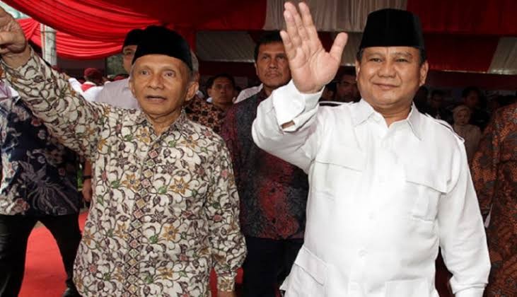 Restui Prabowo Jadi Menhan Jokowi, Amien Rais: Jangan Dikritik Dulu