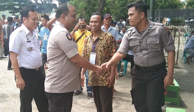 Kapolres Sergai Tinjau Pelaksanaan Pilkades Serentak di Serdang Bedagai 