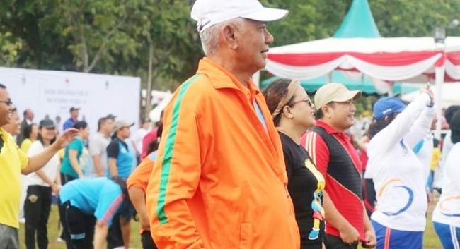 Bupati Dan OPD Tobasa Digoyang Senam Geramas