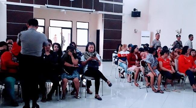 Puluhan Wanita Kupu-Kupu Malam Terjaring Operasi Pekat Diamankan di Mapolres Subang