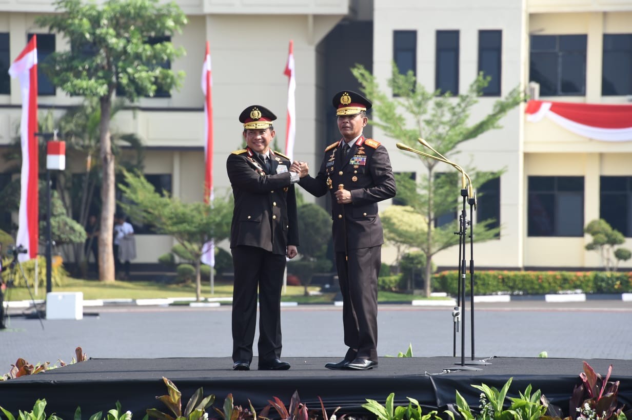 Panglima TNI Hadiri Upacara Panji-Panji Polri Tribrata