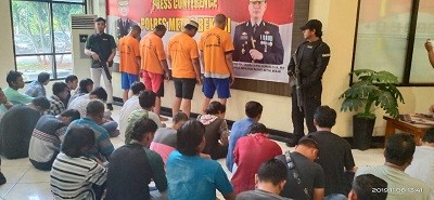 Gelar Operasi Pra Sikat, Polres Metro Bekasi Amankan 4 Tersangka Kriminal