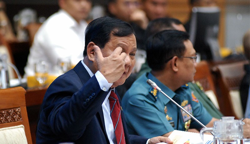 Komisi I DPR  Menhan Prabowo Subianto