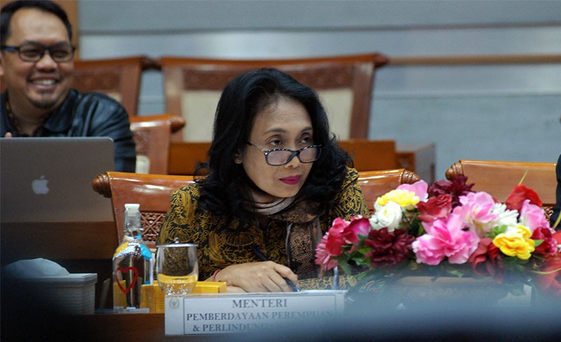 Menteri  PPPA I Gusti Ayu Bintang Darmavati Raker Perdana Dengan Komisi VIII DPR