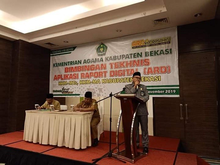 Buka Bimtek ADR, Kemenag Kabupaten Bekasi Anjurkan Guru Mendidik dengan Ikhlas  