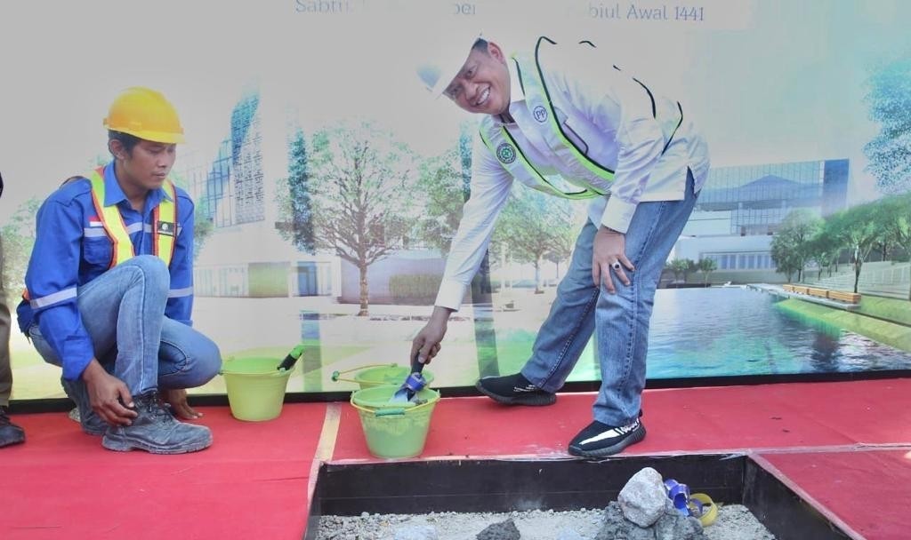 Bamsoet Letakan Batu Pertama Pembangunan Masjid Muhammadiyah Yogyakarta