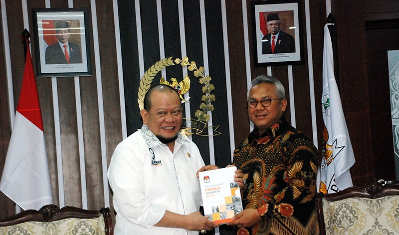 KPU Silahturahim Ke Pimpinan DPD