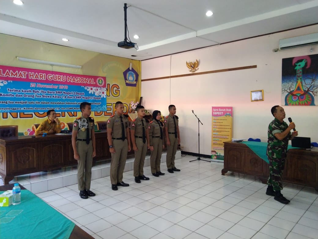 Taruna – Taruni SMA Taruna Pelita Nusantara Kunjungi Dua SMP Negeri di Depok